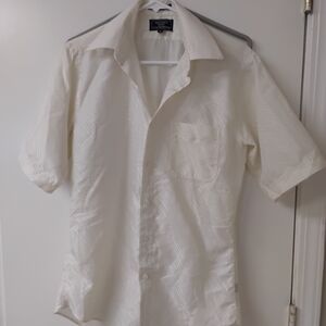 Classic Cream Button Down Shirt